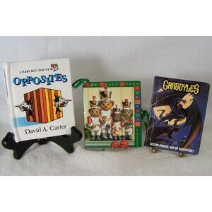 Pop Up Books Opposites The Teddy Bears' Christmas Gargoyles Set of Three Books
